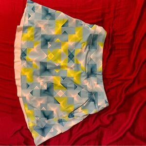 Cutter & Buck Annika DryTech 50+, Blue/Yellow Skort Size L